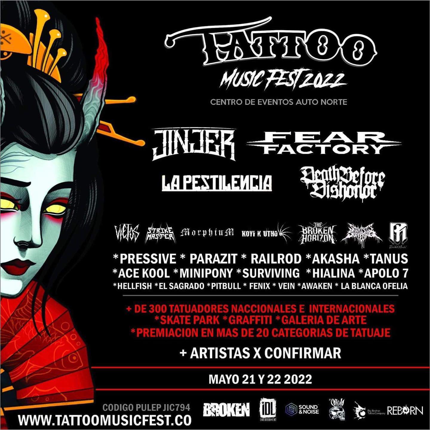 Tattoo Music Fest in Bogota Colombia