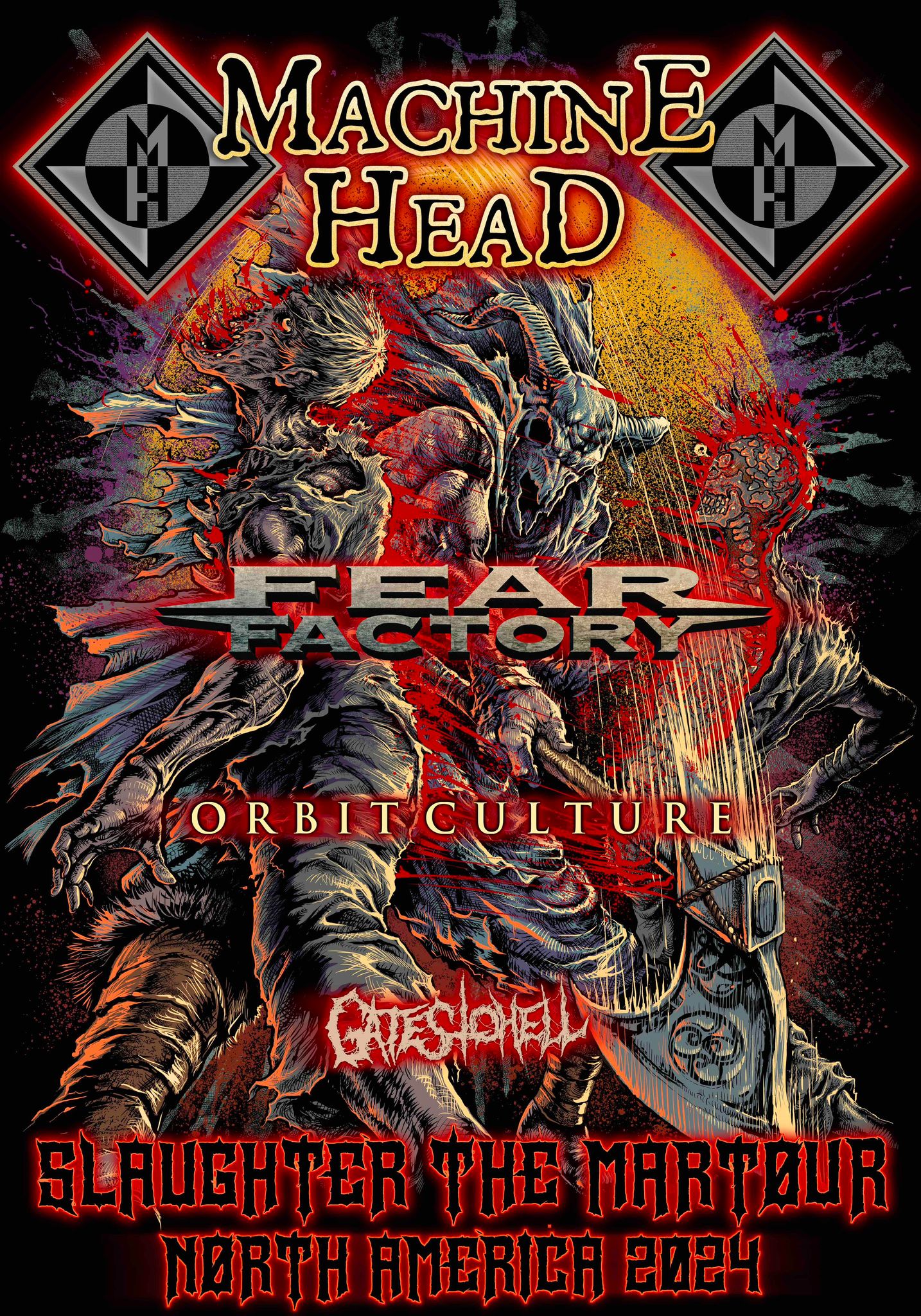 fear factory tour australia